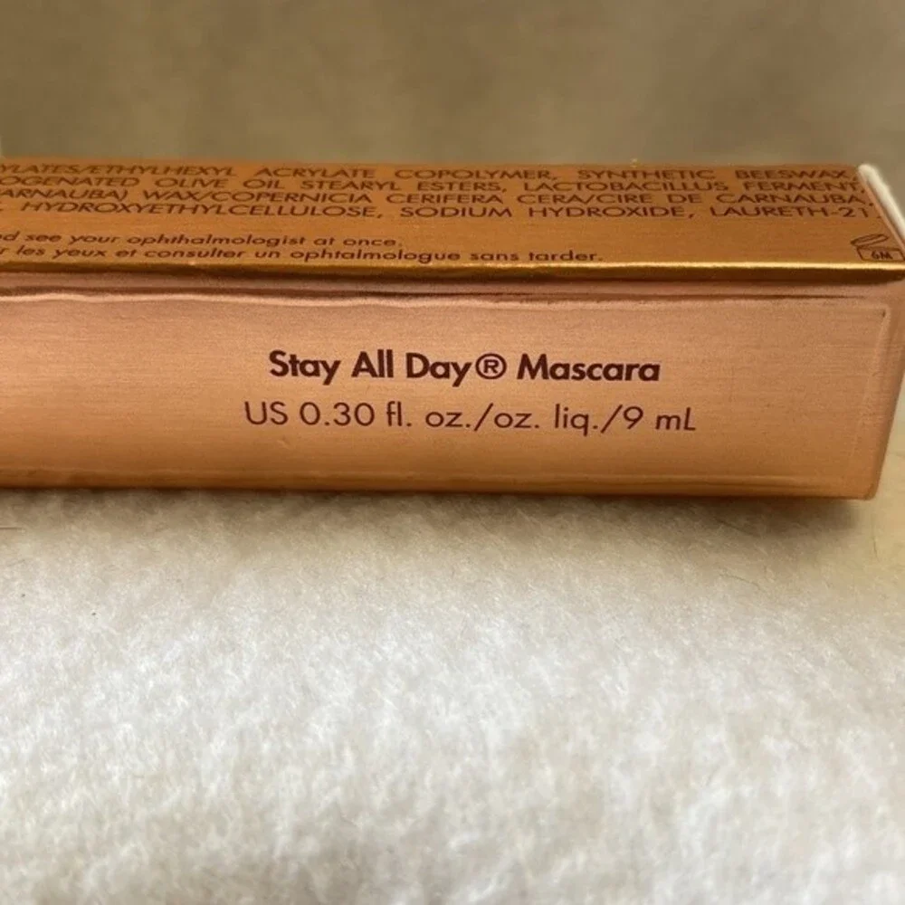 Stila Black Stay All Day Mascara .30 oz NEW